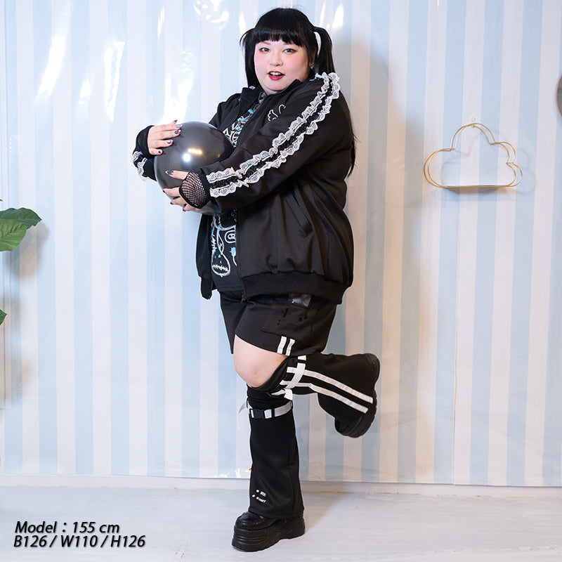 I read an image to a gallery viewer, Magical Jersey Jacket BK (Plus Size Ver.)