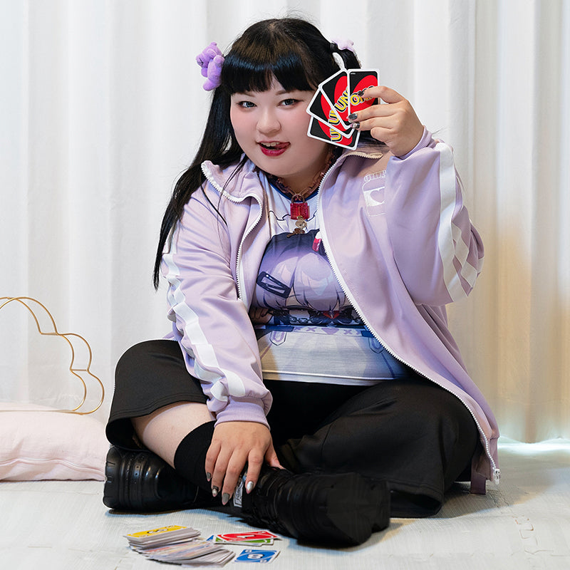 画像をギャラリービューアに読み込む, 輸血/薬瓶 ジャージジャケット P.PU (プラスサイズモデルVer.)