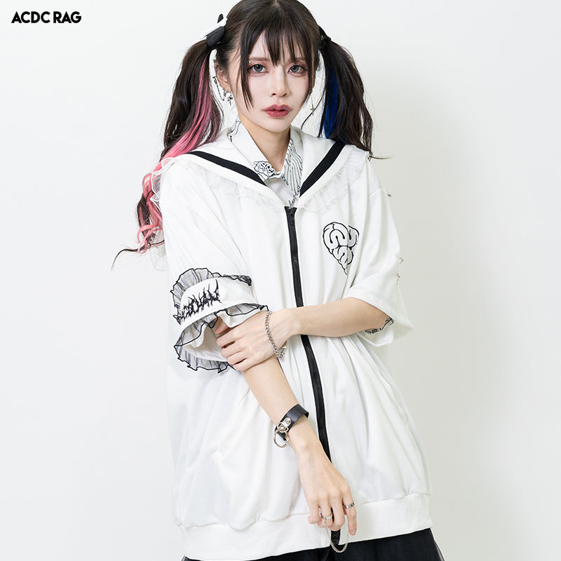 半袖]肋骨天使 セーラージャケット – ACDC RAG