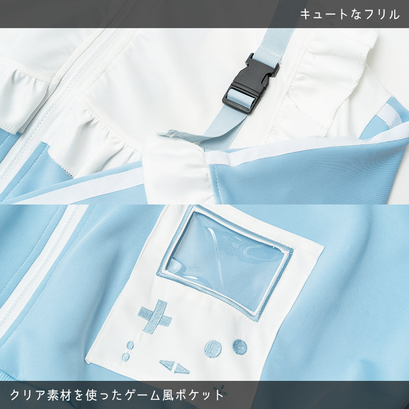 画像をギャラリービューアに読み込む, GAME OVER フリルジャケット(プラスサイズモデルVer.)