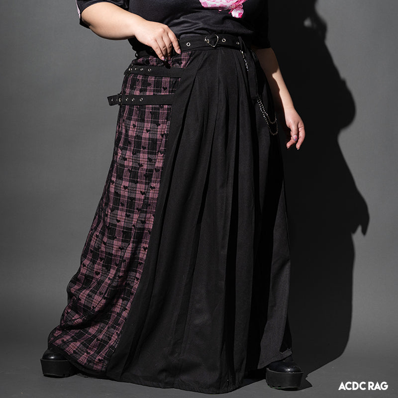 LOVE PUNK Long Skirt Plus size ACDC RAG