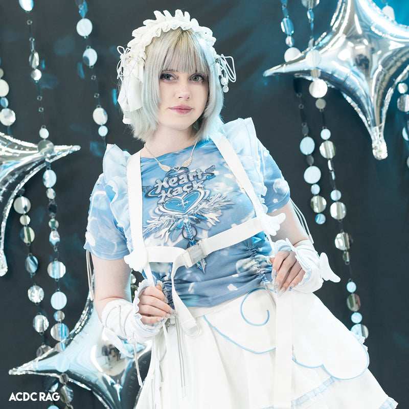 Heart Hack ハーネス WHITE/PASTEL BLUE – ACDC RAG