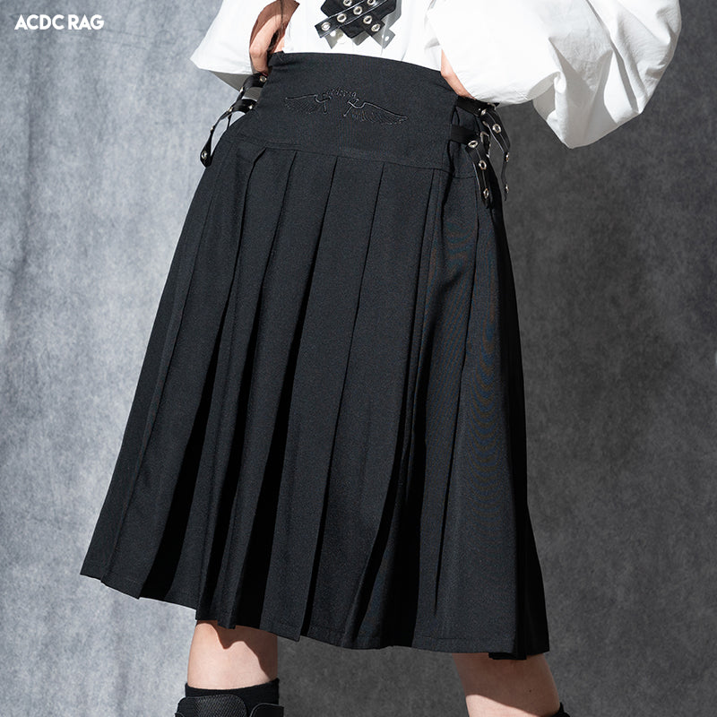 ブラック ラップスカート ☆美品☆APSTUDIO☆ 36 RAG ACDC – ラップスカート PU 冥闇 スカート