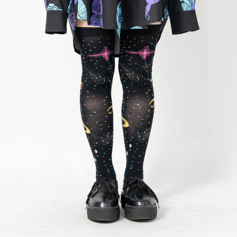 I read an image to a gallery viewer, Galaxy Knee-High Socks