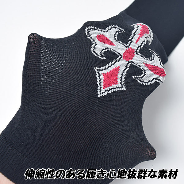 I read an image to a gallery viewer, BIG Cross Knee High Socks