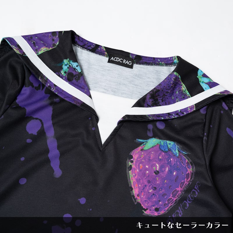 I read an image to a gallery viewer, Strawberry Sailor Top