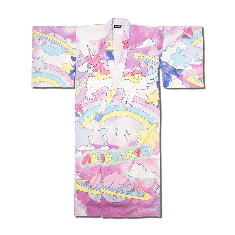 I read an image to a gallery viewer, Kira Kira Unicorn Kimono (Plus Size Ver.)