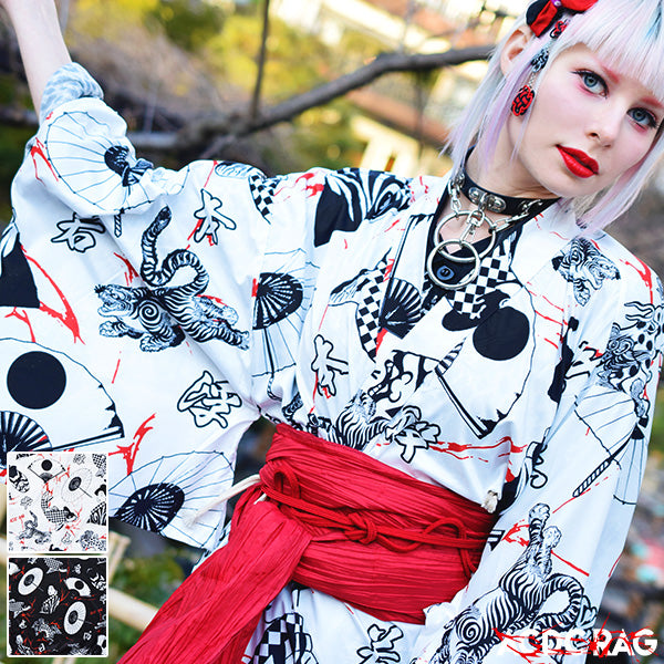 I read an image to a gallery viewer, KABUKI KIMONO