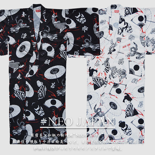 I read an image to a gallery viewer, KABUKI KIMONO