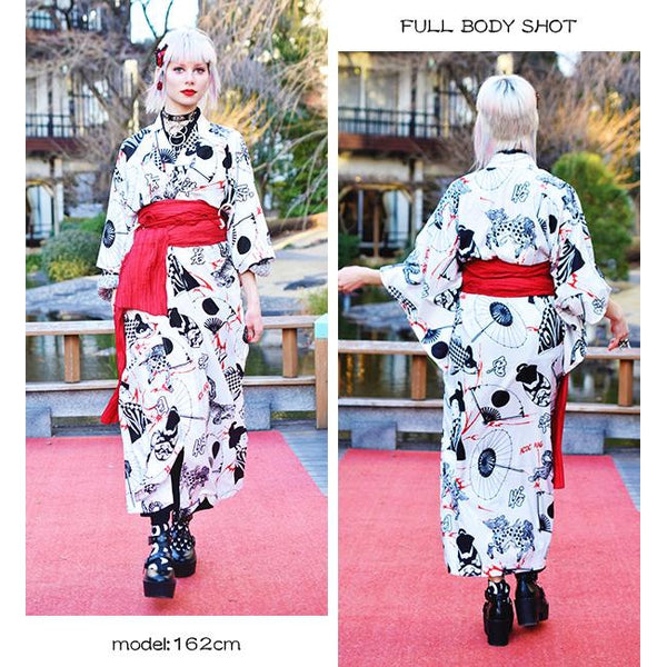 I read an image to a gallery viewer, KABUKI KIMONO
