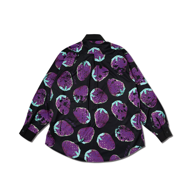 I read an image to a gallery viewer, Strawberry Shirt