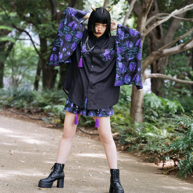 I read an image to a gallery viewer, Wochi Mizu Mini Skirt