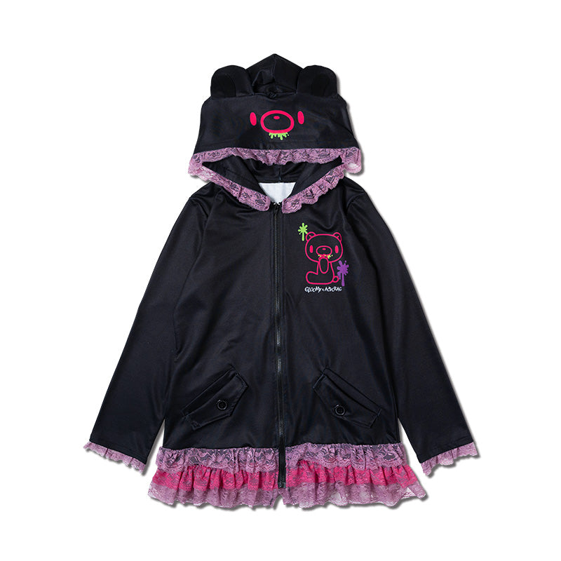 I read an image to a gallery viewer, Vivid Gloomy Bear Ear Hoodie