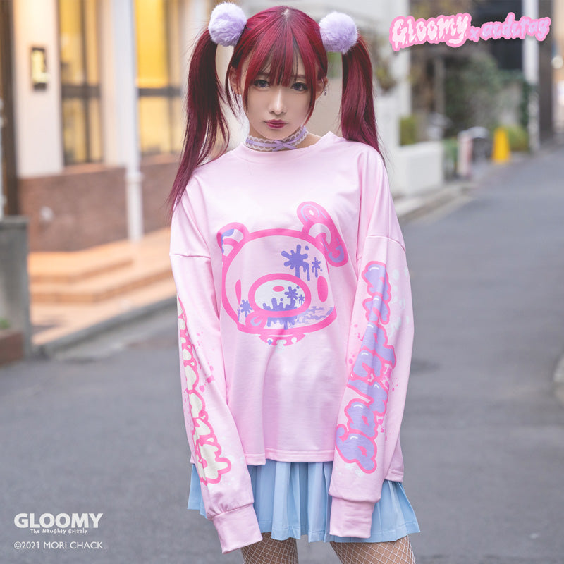 I read an image to a gallery viewer, Pastel Gloomy Long-Sleeve T-Shirt