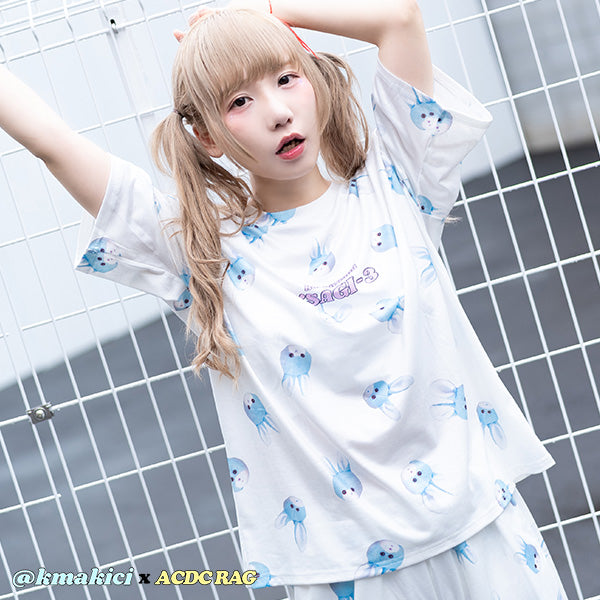 画像をギャラリービューアに読み込む, うさじスリー Tシャツ