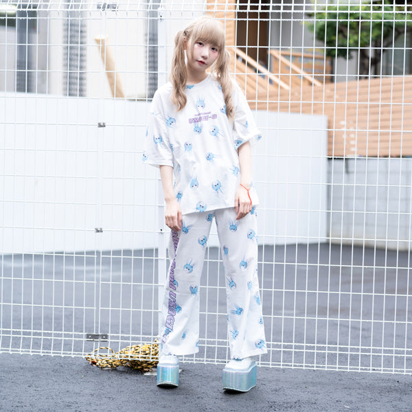 画像をギャラリービューアに読み込む, うさじスリー Tシャツ
