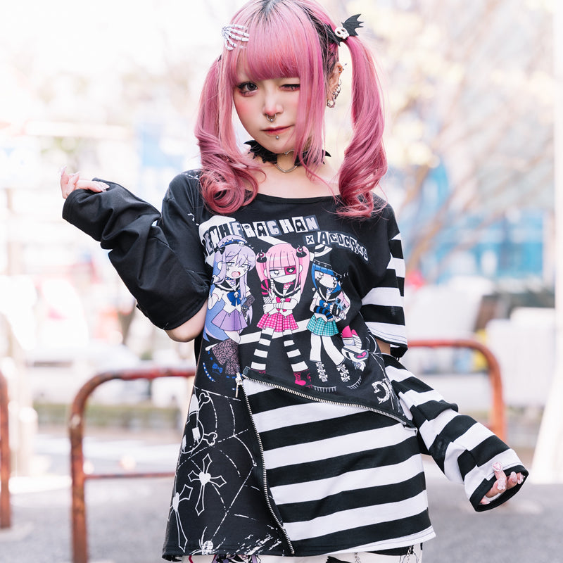 Yamikawa Punk Menhera Chan Sailor Tee