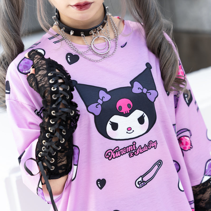 I read an image to a gallery viewer, Kuromi T-Shirt *JAPAN SALE ONLY