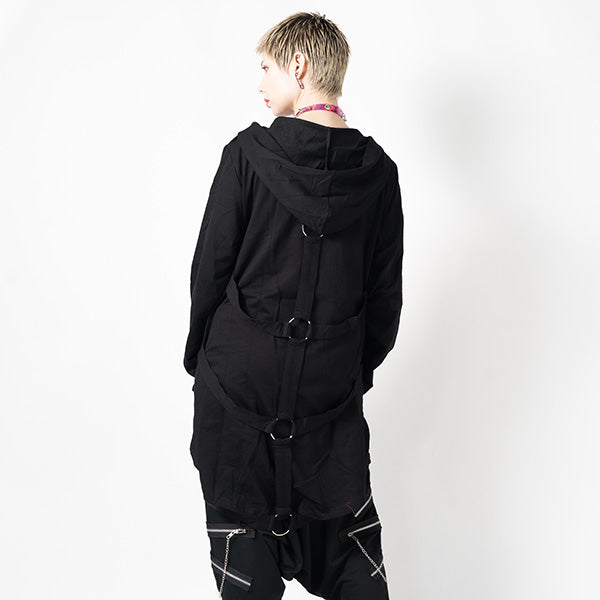 I read an image to a gallery viewer, Back Harness Hoodie