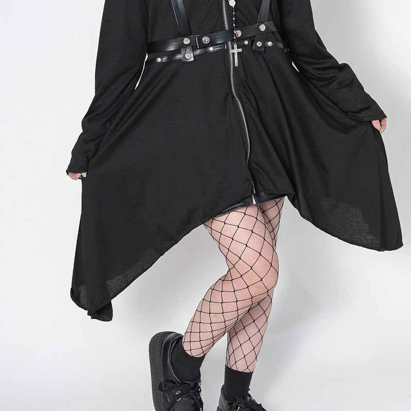 I read an image to a gallery viewer, Harness Long Hoodie