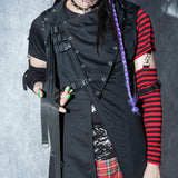 Dark Abyss Long Vest with Belts  (Men Ver.)