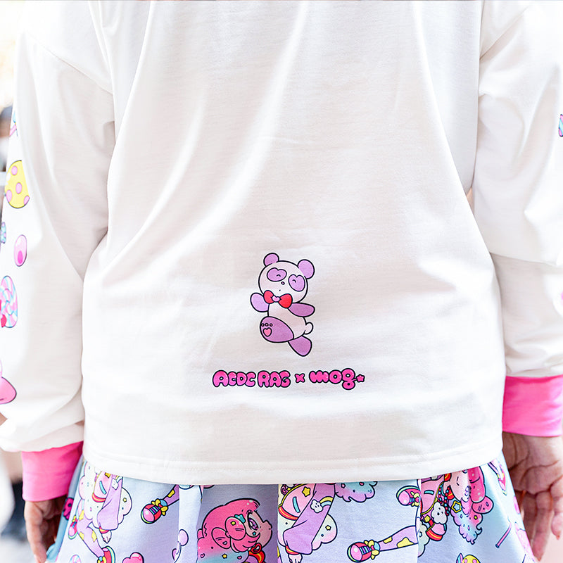 I read an image to a gallery viewer, Fuwa-chan Long-Sleeve Tee (Plus Size Ver.)