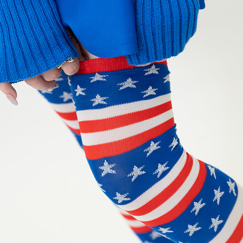 USA Border Knee-High Socks