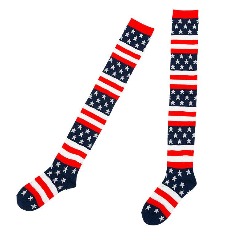 USA Border Knee-High Socks