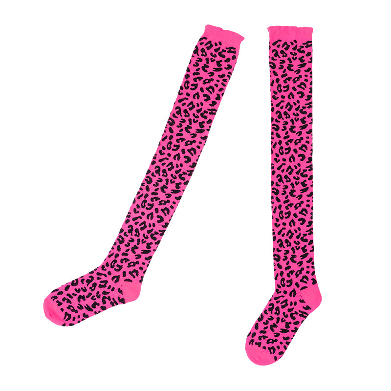 Leopard Knee-High Socks