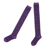 Leopard Knee-High Socks