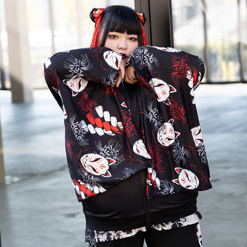 Higanbana Kimono ZIP Hoodie – ACDC RAG