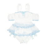WHITE/PASTEL BLUE
