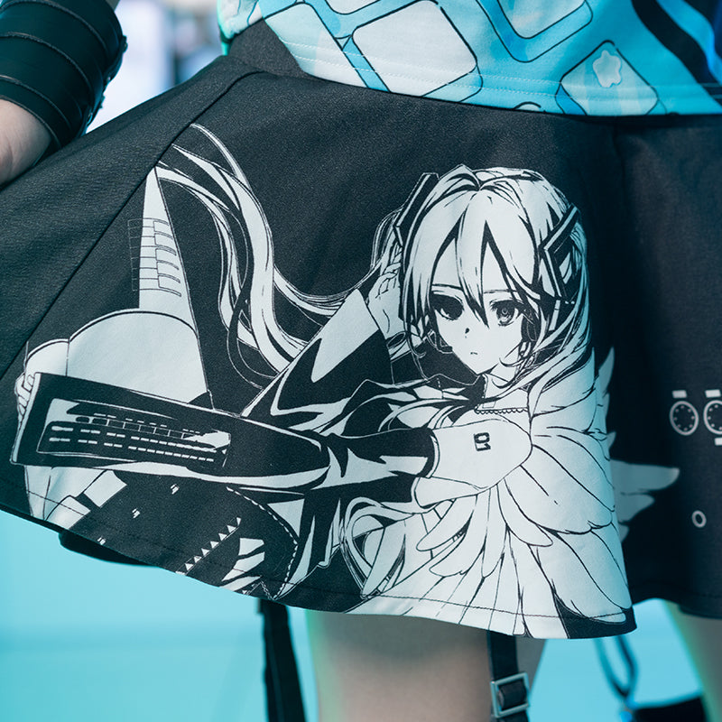 Hatsune Miku Skirt with Pantlegs