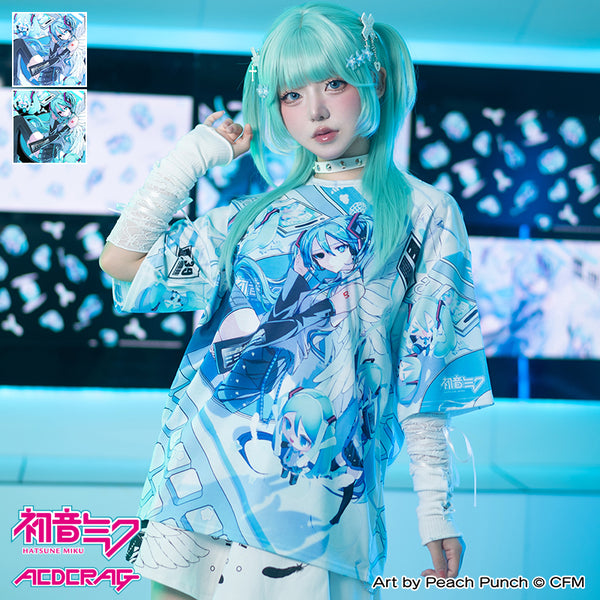 初音ミク Tシャツ Lサイズ 漫画 アニメ 映画 ゲーム ボーカロイド ボカロ 初音ミク T – ACDC RAG