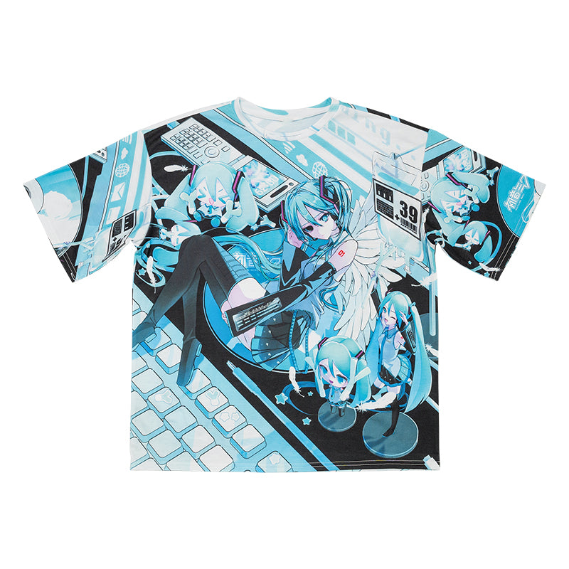 初音ミク Tシャツ Lサイズ 漫画 アニメ 映画 ゲーム ボーカロイド ボカロ 初音ミク T – ACDC RAG