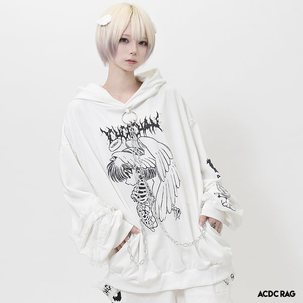 Ribcage Angel Hoodie