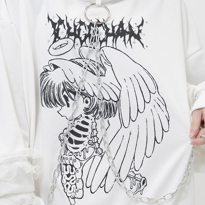 Ribcage Angel Hoodie