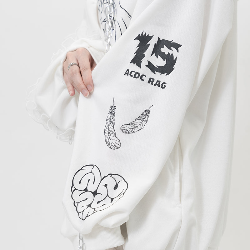 Ribcage Angel Hoodie – ACDC RAG