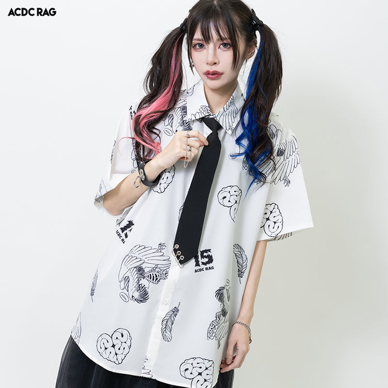 Ribcage Angel Shirt Short Sleeves – ACDC RAG