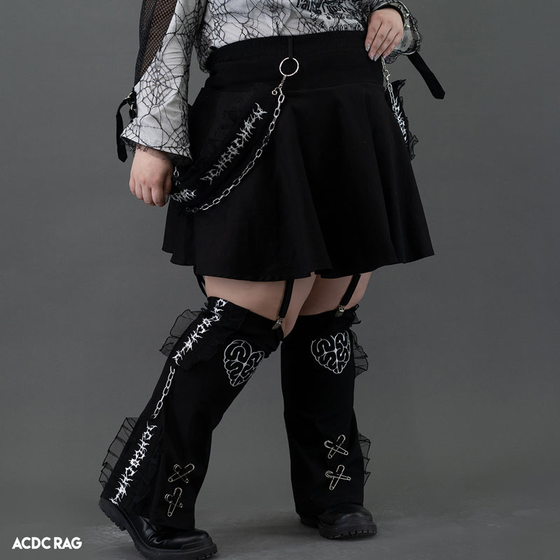 Plus size BRAIN DRAIN GIRL SKIRT WITH PANTLEGS – ACDC RAG