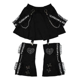 [Plus size] BRAIN DRAIN GIRL SKIRT WITH PANTLEGS
