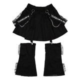 [Plus size] BRAIN DRAIN GIRL SKIRT WITH PANTLEGS