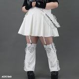 [Plus size] RIBCAGE ANGEL SKIRT WITH PANTLEGS