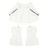 [Plus size] RIBCAGE ANGEL SKIRT WITH PANTLEGS