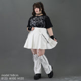 [Plus size] RIBCAGE ANGEL SKIRT WITH PANTLEGS