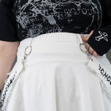 [Plus size] RIBCAGE ANGEL SKIRT WITH PANTLEGS