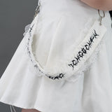 [Plus size] RIBCAGE ANGEL SKIRT WITH PANTLEGS