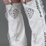 [Plus size] RIBCAGE ANGEL SKIRT WITH PANTLEGS