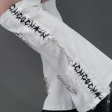 [Plus size] RIBCAGE ANGEL SKIRT WITH PANTLEGS