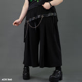 [Plus size] CHAIN WIDE PANTS